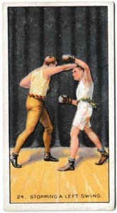 Carreras - 'The Science of Boxing Series (Black Cat)' (1914) - Stopping a Lef... - Picture 1 of 2