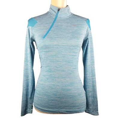Mizuno Women's Small 1/4 Zip L/S Lightweight Biking Running Performance Pullover - Image 1 of 4