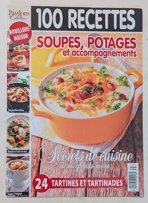 100 Recettes - Soupes, Potages et accompagnements (Sac/Carton) - Image 1 of 4