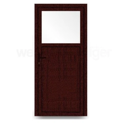 Nebeneingangstür Nebentür Tür Türe Kunststoff Mahagoni außenöffnend NEU TOP - Bild 1 von 4