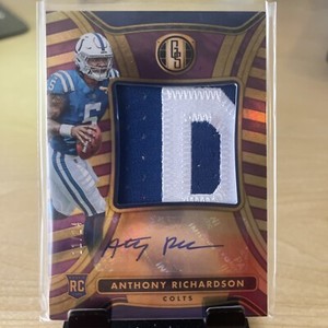 2023 Panini Gold Standard /24 RC Rookie Patch Auto Anthony Richardson 