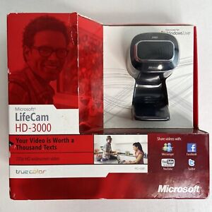 Microsoft LifeCam HD-3000 720p Widescreen Video PC USB Model No.1456