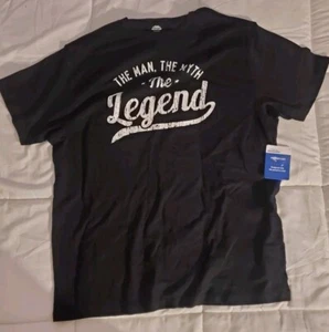 T-shirt grafica Way to Celebrate uomo The Man The Myth The Legend nera taglia XL - Foto 1 di 5