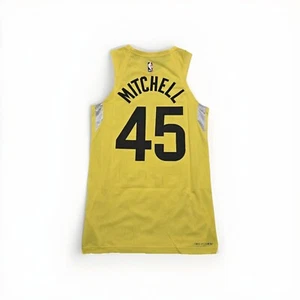 Nike NBA Utah Jazz Donovan Mitchell Authentic Icon Jersey - Yellow (Men’s 40) S - Picture 1 of 5