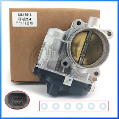 Throttle Body For Chevrolet Malibu HHR Buick LaCrosse GMC Terrain 2.4L 12615516 - Imagem 1 de 4