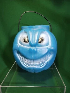 VTG JACK-O LANTERN PUMPKIN HALLOWEEN CANDY CONTAINER MEXICO DOUBLE FACE B - Picture 1 of 7