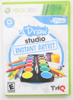 uDraw Studio Instant Artist Video Game Xbox 360 Complete w/ Manual Art BB514 - Image 1 of 4