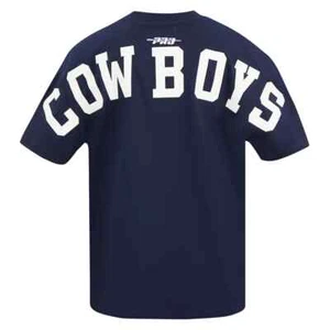 Pro Standard - NFL Dallas Cowboys Herren Wingspan Drop Shoulder Tee - Navy - Bild 1 von 7