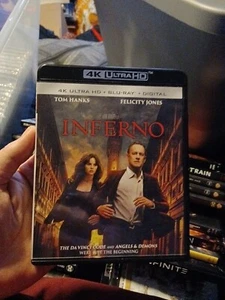 Inferno 4k Ultra HD + Blu-ray Tom Hanks Like New Digital Codes Are Expired - Picture 1 of 2