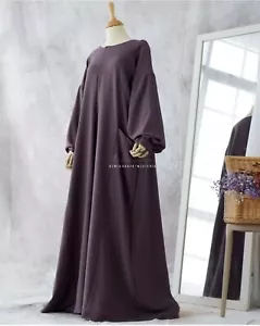 Muslim Woman Long Dress Abaya - Picture 1 of 4