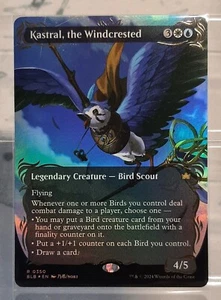 Magic- Kastral, the Windcrested - Rare/Full Art/Raised Foil - Bloomburrow Extras - Bild 1 von 3