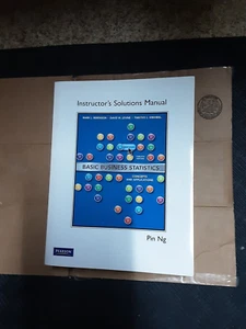 Instructor Solutions Manual, Basic Business Statistics, 12th, Berenson, Levine - Picture 1 of 1