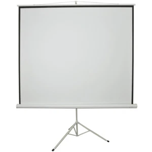 84" Tripod Floor Standing Pull up Projector Screen 1:1 Portable Presentations - Picture 1 of 2