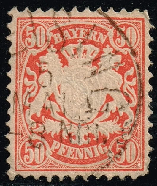 German State- BAVARIA Scott #44 Used F/VF - Image 1 of 1
