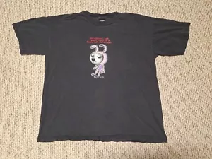 Vintage seltener römischer Dirge Hasenanzug heißes Thema Gothic Comic Y2k Punk T-Shirt XL - Bild 1 von 5