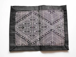 Antique Chinese Tribe Miao Hmong Handwoven Panel Textile / EP814 - Imagen 1 de 8