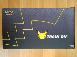 Pokemon TCG 25th Anniversary Playmat from Pikachu V Union Collection Box - Foto 1 di 1