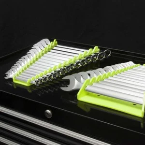 Ernst Mfg 5082HV + 5182HV GRIPPER Hi-Viz Holds 30 Wrenches Organizer YES 1ea - Foto 1 di 3
