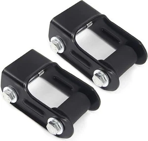 Leaf Spring Shackle Rear Pair Set LH & RH Fit for Chevy Blazer S10 GMC Jimmy S15 - Picture 1 of 19