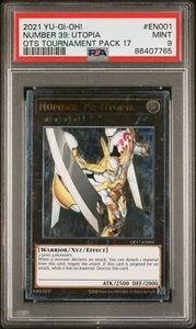 Yugioh PSA 9 MINT Number 39: Utopia OP17-EN001 Ultimate Rare 2021 S#7765 - Picture 1 of 2