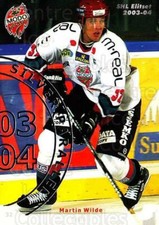 2003-04 Swedish Elitset Silver #103 Martin Wilde