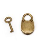 1 Set Archaize Mini Padlocks with Key Lock Old Vintage