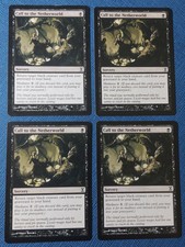 MTG 4x Call to the Netherworld x4 LP Time Spiral Magic Playset