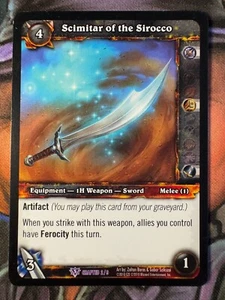 World of Warcraft TCG Promo Crafted 2/9 Scimitar of the Sirocco - Picture 1 of 2
