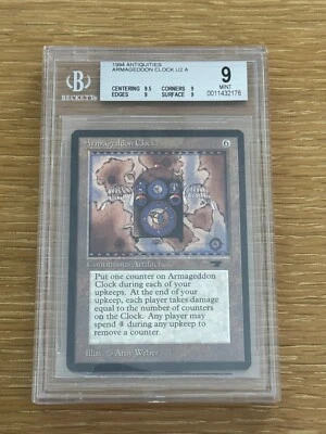 MTG Antiquities Armageddon Clock BGS 9 Mint Quad + - image 1 of 2