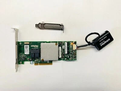 Adaptec ASR-8805 RAID 12Gb/s Controller Card + Module AFM-700 Battery