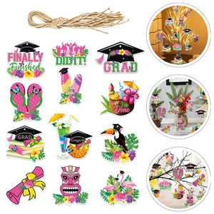 Party Decoration Hang Tags Student Hawaii Themed Decorations Graduation - Picture 1 of 12
