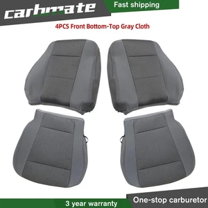 For 2017 2018 2019 2020 2021 2022 Ford F250 F350 F450 F550 XL WT Seat Cover Gray - Picture 1 of 11