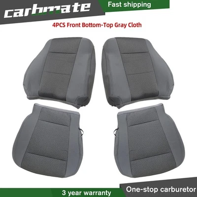 For 2017 2018 2019 2020 2021 2022 Ford F250 F350 F450 F550 XL WT Seat Cover Gray - Image 1 of 4