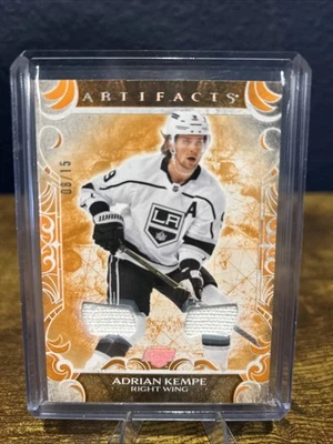 2024-25 Artifacts Orange Materials #27 Adrian Kempe /15 - Image 1 of 2