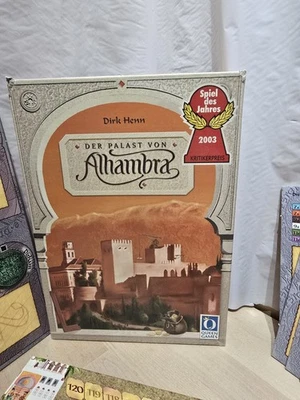 Queen Games 2003 'Der Palast Von ALHAMBRA' de Dirk Henn Game, completo en caja Foto 1 de 4