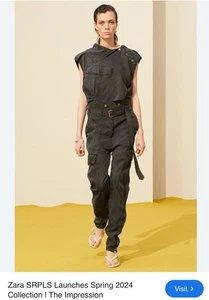 zara srpls Damen Cropped Shirt - Sommer 2024 - Bild 1 von 8