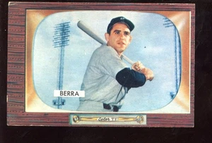1955 Bowman Baseball Card #168 Yogi Berra ALC New York Yankees VGEX - Picture 1 of 2