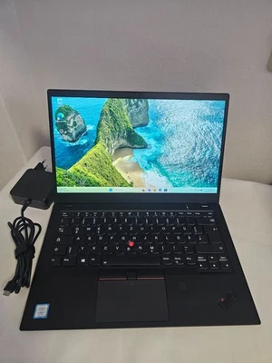 💻 Lenovo ThinkPad X1 Carbon - i7-8650U | 16GB RAM | 512GB SSD | Win 11 - Image 1 of 4