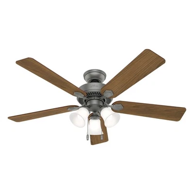 Hunter Fans - Swanson 52 Inch Ceiling Fan with LED Light Kit and Pull - Image 1 of 4