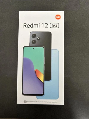 Xiaomi - Redmi 12 5G  *Midnight Black *4GB RAM  *128GB ROM - neu + versiegelt - Bild 1 von 4