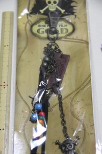 One Piece Film Gold Keychain Luffy Pirates Anime Movie Oda Manga Japan Rare - Picture 1 of 5