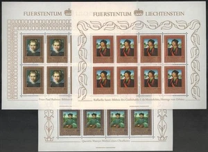 LIECHTENSTEIN 1985 Dipinti del Principe 3 MF MNH** - Picture 1 of 1