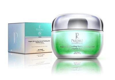 Gel exfoliante facial PREDIRE aceite de argán REFRIGERANTE * VIT A & E * PRECIO DE VENTA SUGERIDO POR EL FABRICANTE $300 Foto 1 de 4