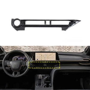 For Toyota Crown 2023-2025 Carbon Fiber Center Air Ourlet Vent Cover Trim 1pcs - Picture 1 of 5