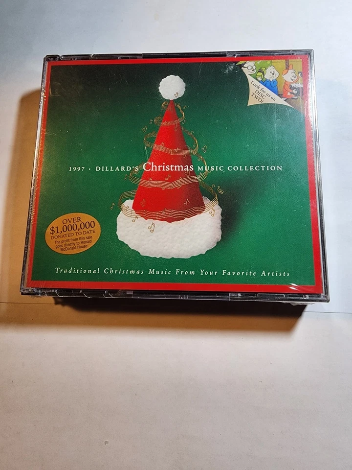 1997 Dillards Christmas Music Collection 2cds Promo Chipmunks Alabama