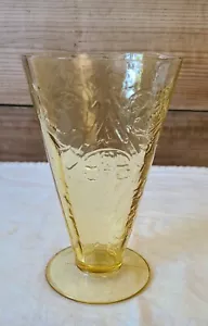Vintage Bernstein Federal Madrid Depression Glas 10-Unzen Fußbecher - Bild 1 von 7