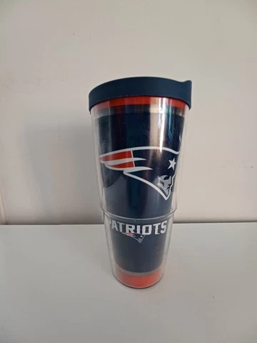 Tervis Tumbler New England Patriots NFL 24 oz Plastic Cup with Lid 2019 Cover