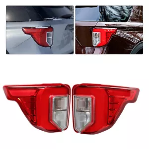 Tail Lights Taillamps Rear Pair Set For 2020 2021 2022 Ford Explorer New - Picture 1 of 15