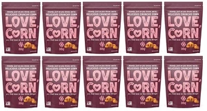 Love Corn, Smoked BBQ, Roasted Crunchy Corn Snack 1.6 oz, Pack of 10 - Picture 1 of 1