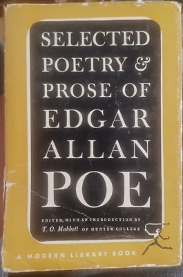 Poetry And Prose Of Edgar Allan Poe, Modern Library, hardcover w/ jacket Foto 1 de 4